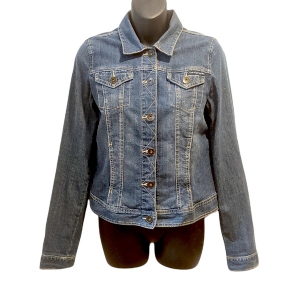 Calvin Klein Jean Jacket Small Blue
